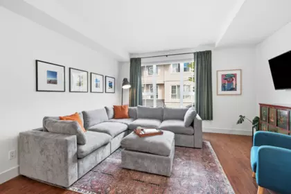Living Room Photo of 105 2450 161a Street, Surrey, BC