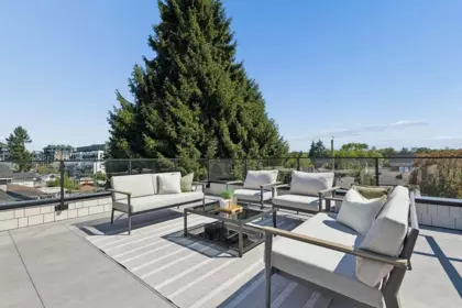 Aerial View of 1 2124 E 8 Avenue, Vancouver, BC