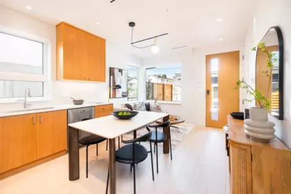 Family Room Photo of 2 2995 Adanac Street, Vancouver, BC