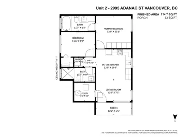 Guest Bathroom Photo of 2 2995 Adanac Street, Vancouver, BC