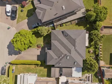 Aerial View of 5933 137a Street, Surrey, BC