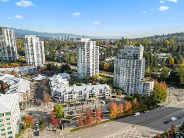 Aerial View of 904 200 Newport Drive, Port Moody, BC