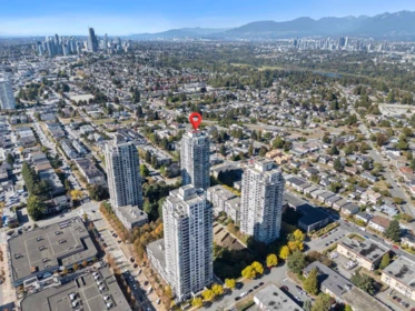 Aerial View of 307 7108 Collier Street, Burnaby, BC