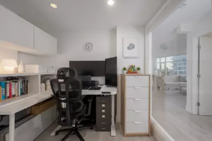 Aerial View of 2607 198 Aquarius Mews, Vancouver, BC