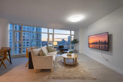 Family Room Photo of 2607 198 Aquarius Mews, Vancouver, BC
