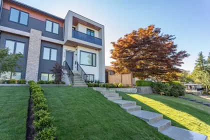 Exterior Rear Photo of 1 5459 Forglen Drive, Burnaby, BC