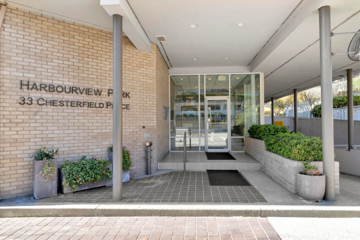 Exterior Rear Photo of 1203 33 Chesterfield Place, North Vancouver, BC
