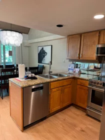 Kitchen Island Photo of (WK 25) 4293 Mountain Square, Whistler, BC