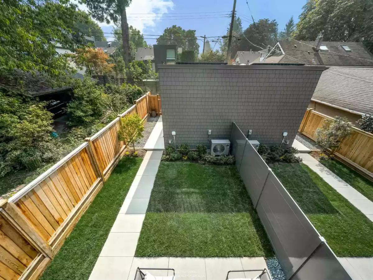 Aerial View of 1 1120 E 23rd Avenue, Vancouver, BC