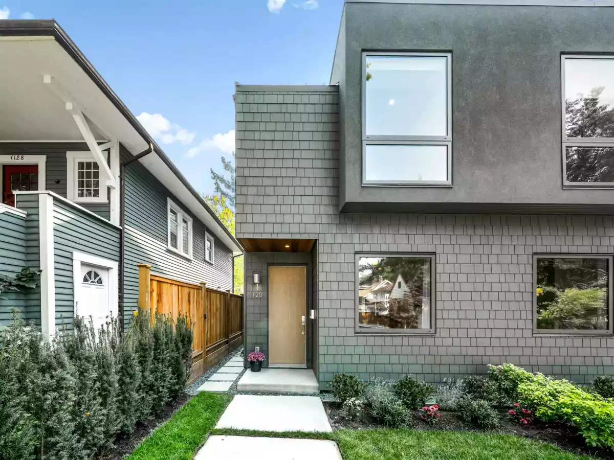 Exterior Rear Photo of 1 1120 E 23rd Avenue, Vancouver, BC