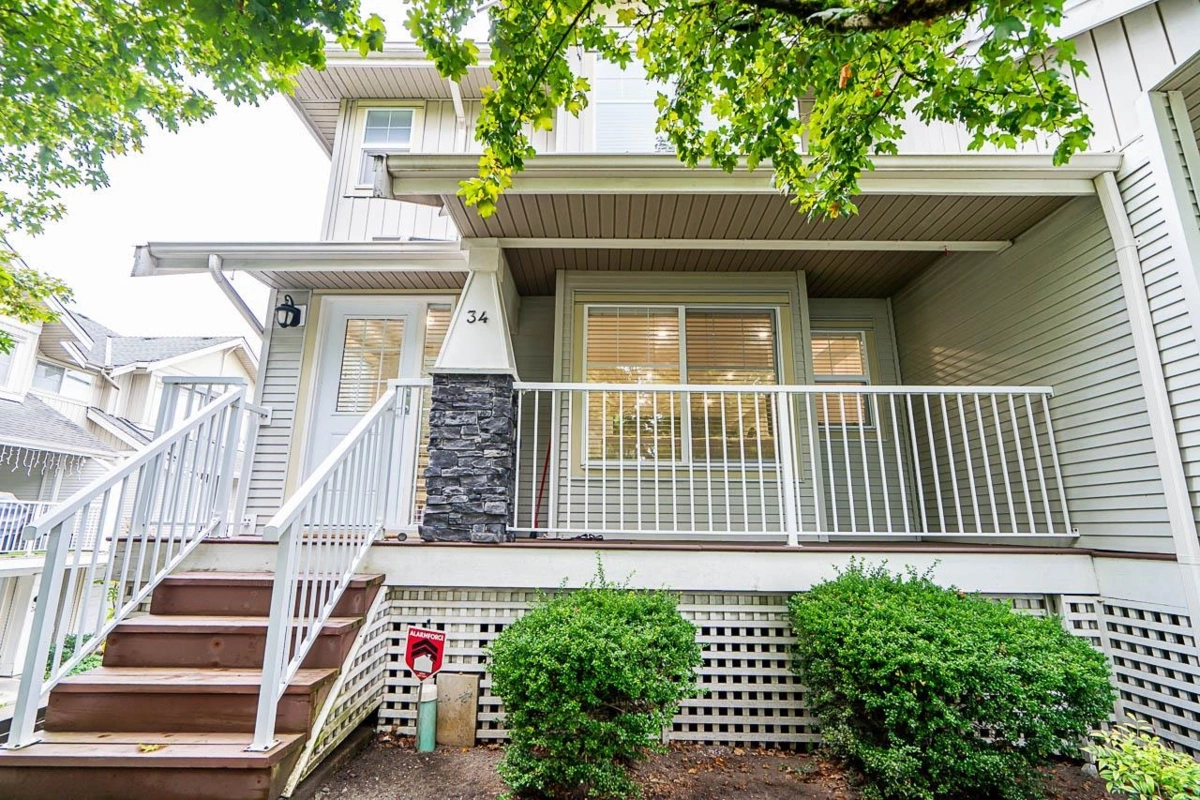 Exterior Rear Photo of 34 6568 193b Street, Surrey, BC