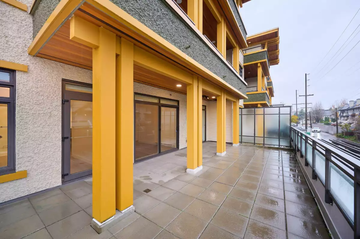 Outdoor Patio Photo of 205 3971 Hastings Street, Burnaby, BC