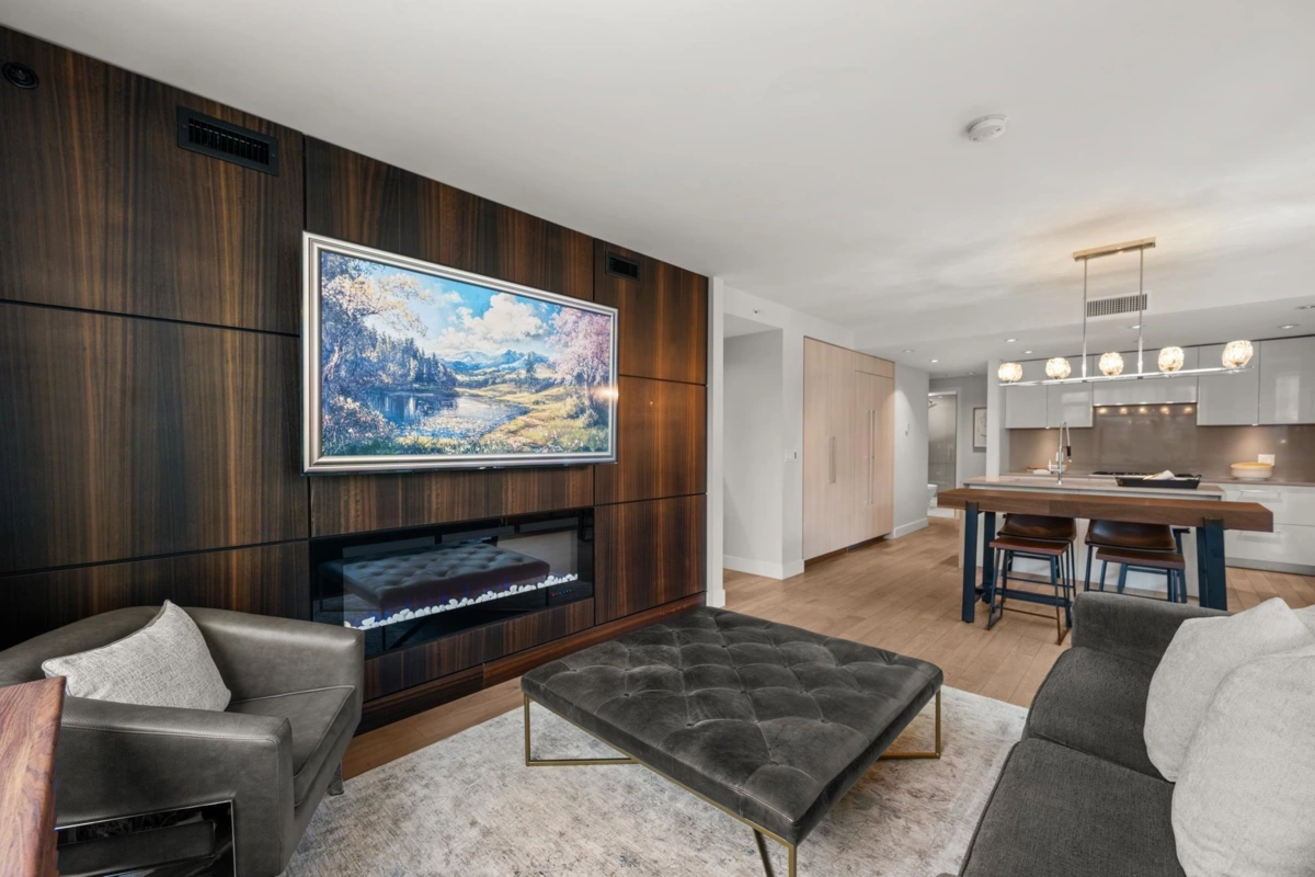 Living Room Photo of 204 210 Salter Street, New Westminster, BC