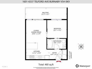 Laundry Room Photo of 1601 6537 Telford Avenue, Burnaby, BC