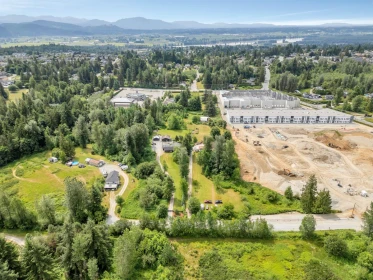 Aerial View of 33470 Ihles Avenue, Mission, BC