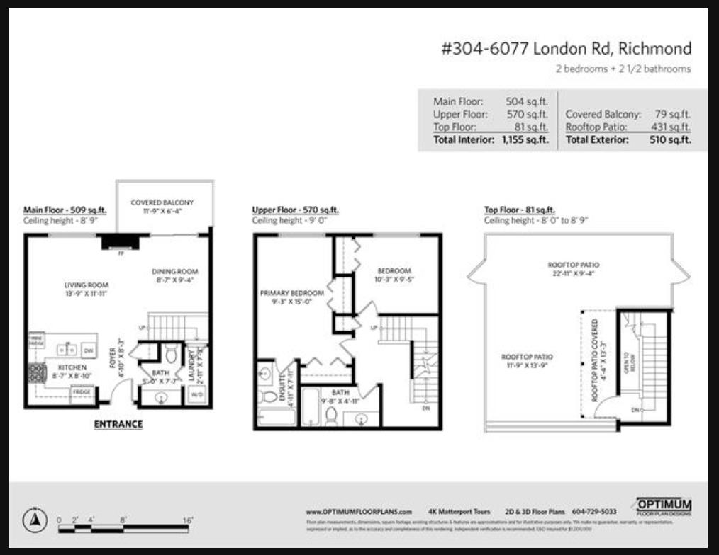 Staircase Photo of 304 6077 London Road, Richmond, BC