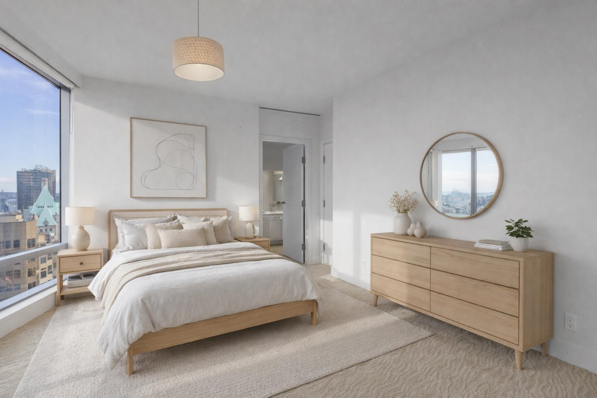 Kitchen Island Photo of 3308 1111 Alberni Street, Vancouver, BC