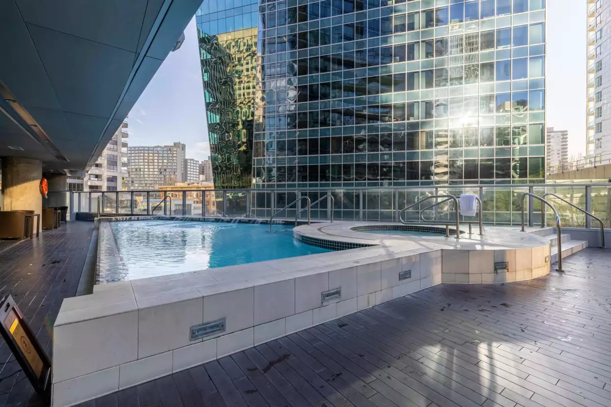 Living Room Photo of 3308 1111 Alberni Street, Vancouver, BC