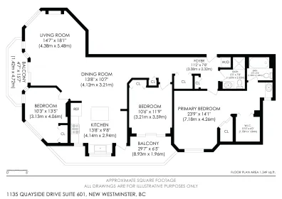 Office / Den Photo of 601 1135 Quayside Drive, New Westminster, BC