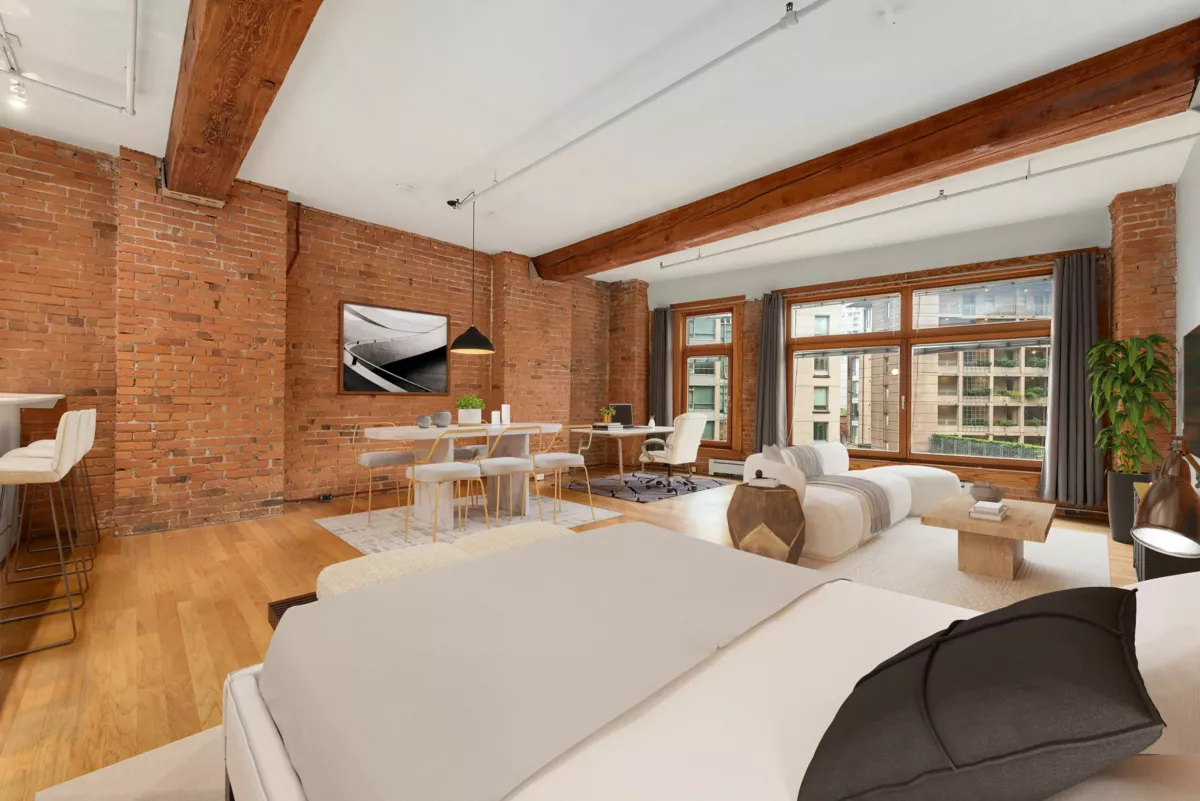 Dining Area Photo of 406 518 Beatty Street, Vancouver, BC