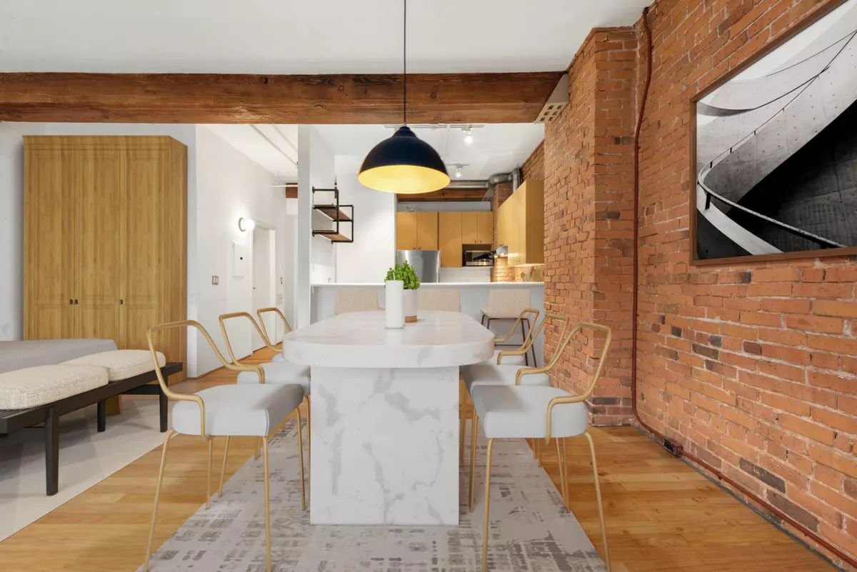Kitchen Island Photo of 406 518 Beatty Street, Vancouver, BC