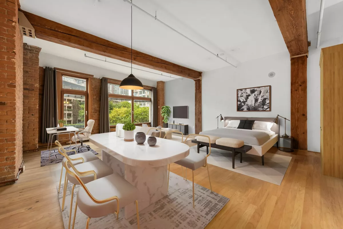 Living Room Photo of 406 518 Beatty Street, Vancouver, BC