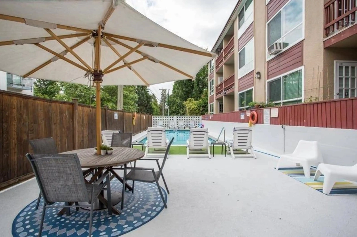 Outdoor Patio Photo of 201 8680 Fremlin Street, Vancouver, BC
