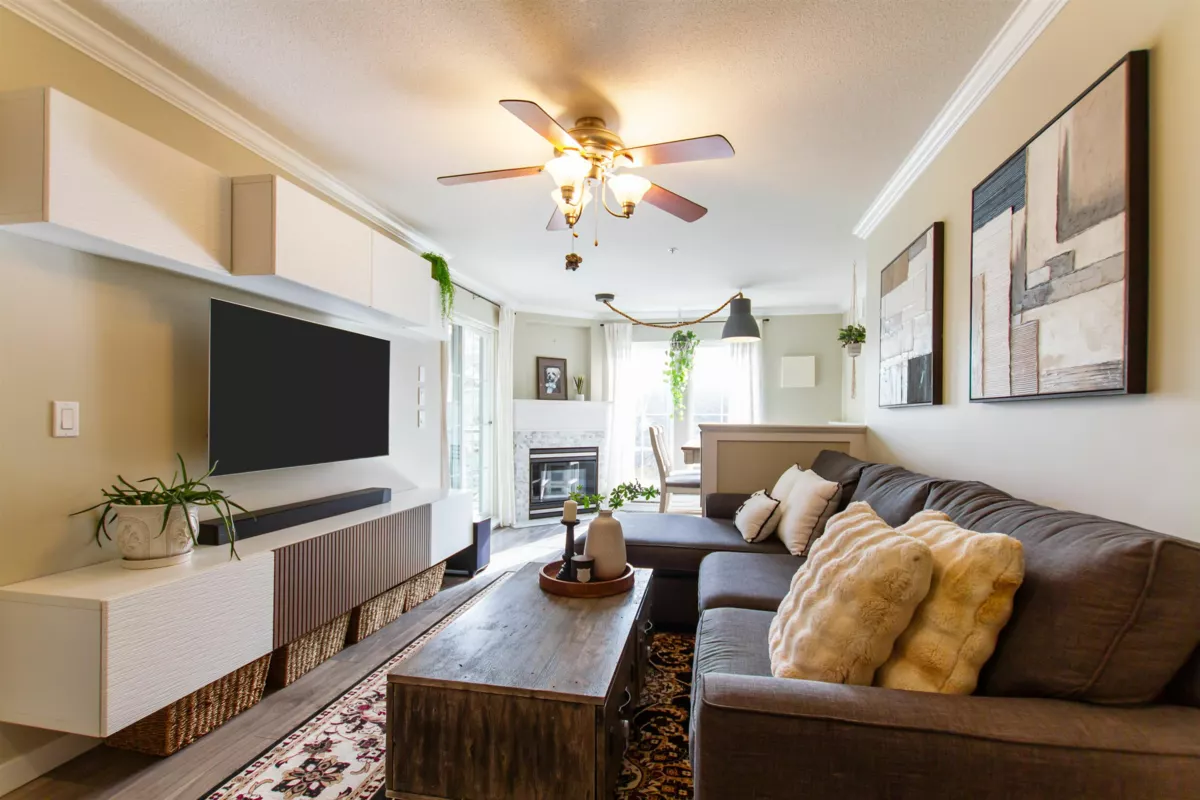 Living Room Photo of 202 1669 Grant Avenue, Port Coquitlam, BC
