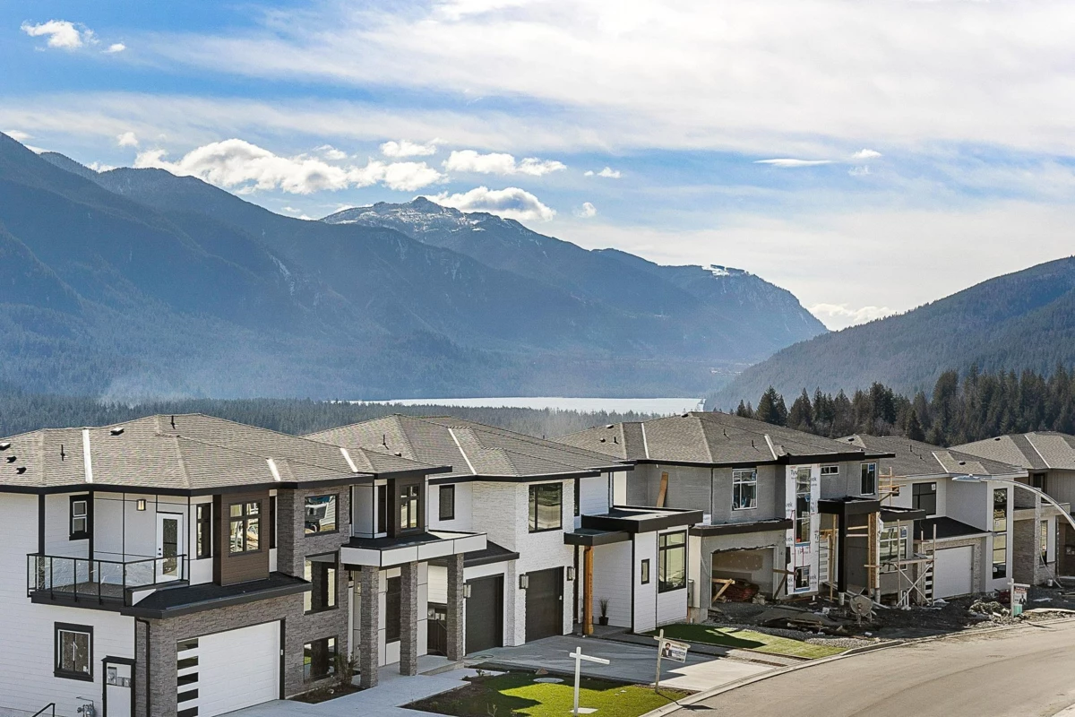 Aerial View of 46143 Crestview Drive, Chilliwack, BC
