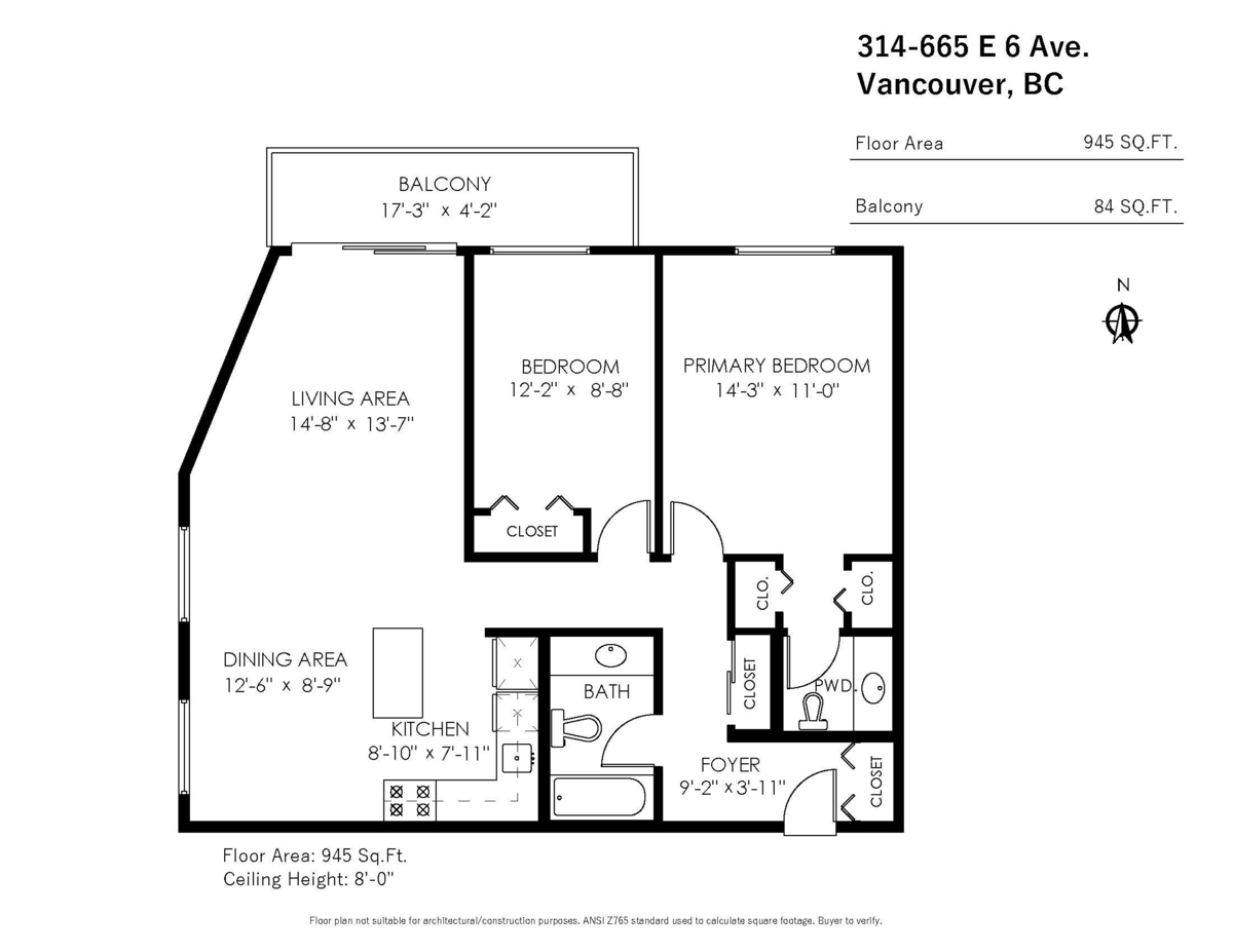 Laundry Room Photo of 314 665 E 6th Avenue, Vancouver, BC
