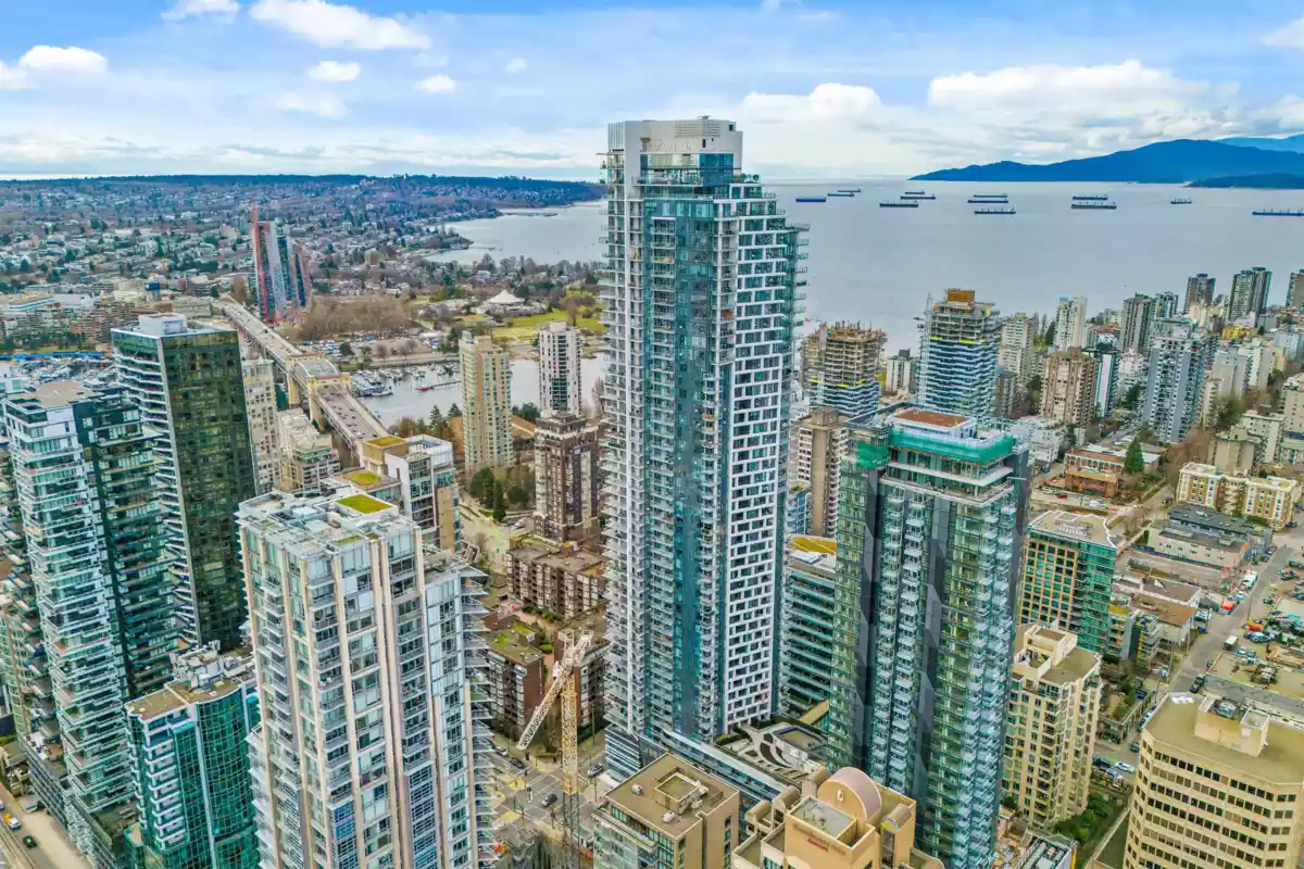 Exterior Rear Photo of 1001 1289 Hornby Street, Vancouver, BC