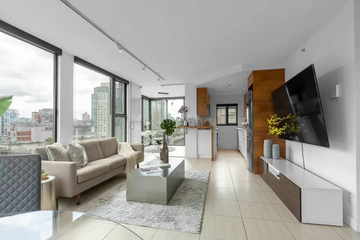 Exterior Rear Photo of 1001 1155 Homer Street, Vancouver, BC