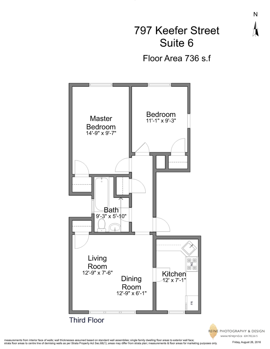 Aerial View of 795 Keefer Street, Vancouver, BC