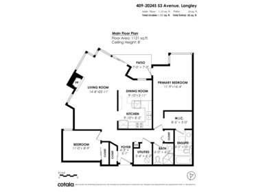 Outdoor Patio Photo of 409 20245 53 Avenue, Langley, BC