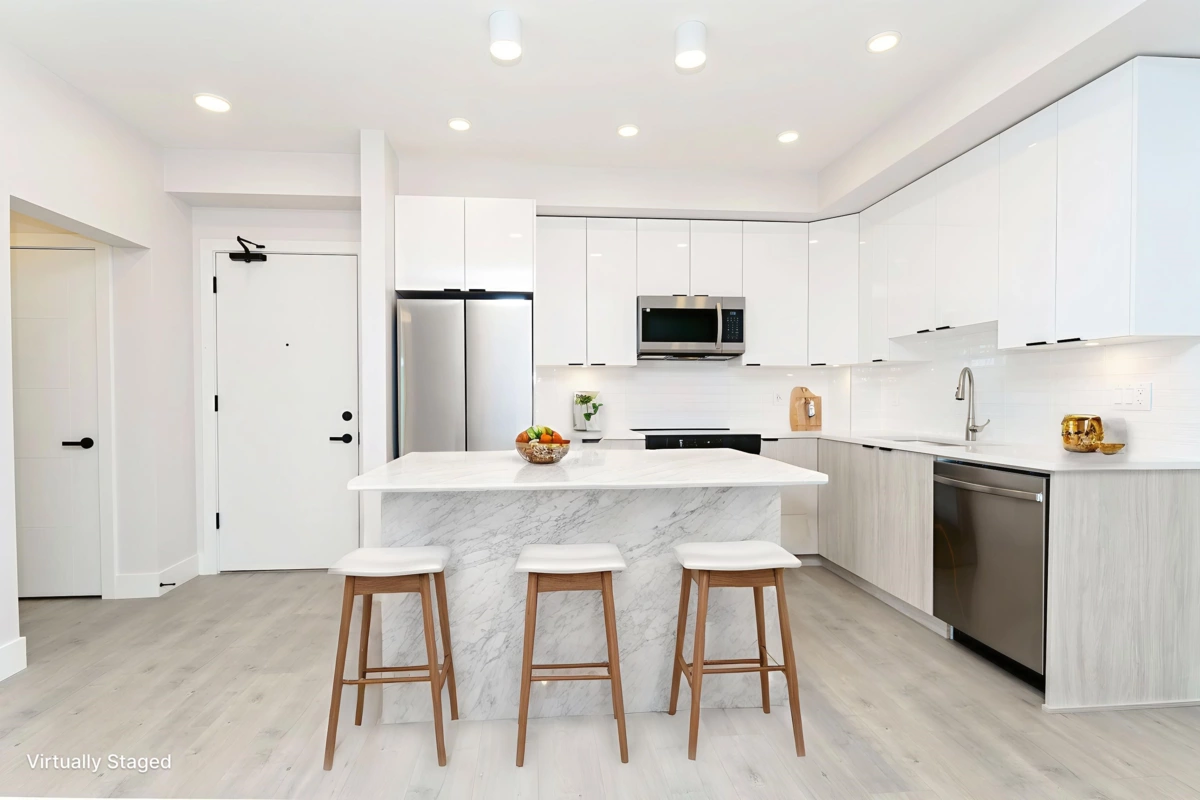 Living Room Photo of 322 13458 95 Avenue, Surrey, BC