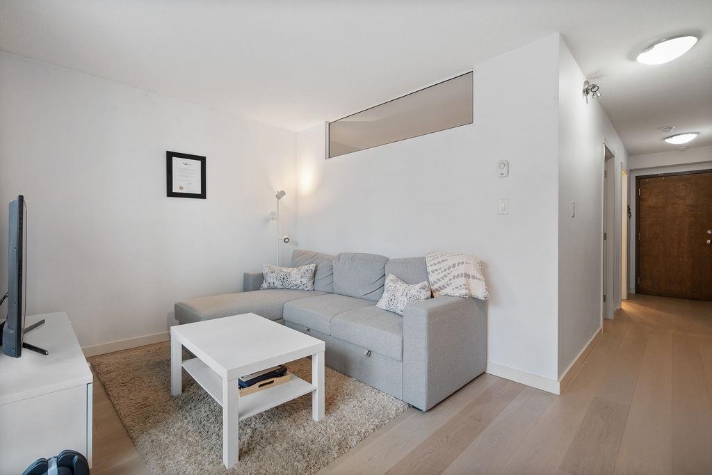 Living Room Photo of 603 1212 Howe Street, Vancouver, BC