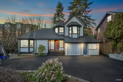 Front exterior of 210 Nelson Street, Coquitlam, BC