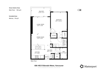 Laundry Room Photo of 606 4815 Eldorado Mews, Vancouver, BC