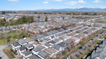 Aerial View of 7071 195a Street, Surrey, BC