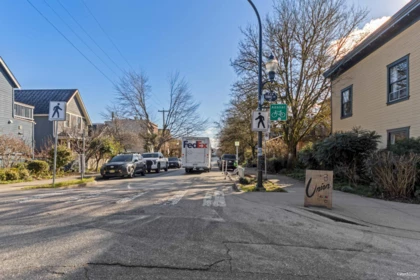 Aerial View of 764 E Georgia Street, Vancouver, BC
