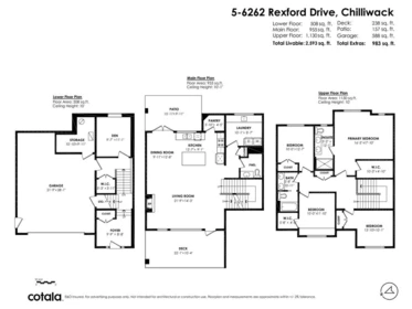 Aerial View of 5 6262 Rexford Drive, Chilliwack, BC