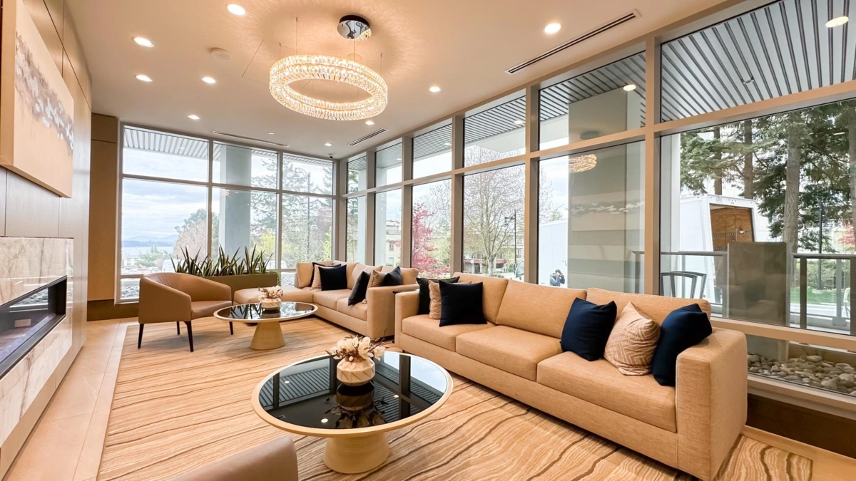 Living Room Photo of 405 15165 Thrift Avenue, Surrey, BC