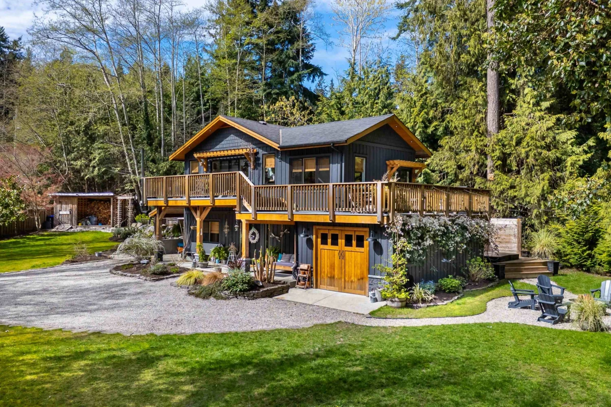 Exterior Rear Photo of 5522 Wakefield Road, Sechelt, BC