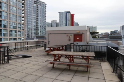 Aerial View of 703 518 Beatty Street, Vancouver, BC