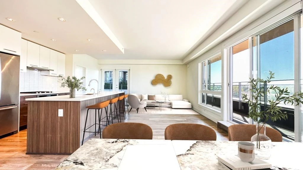 Dining Area Photo of 711 8580 River District Crossing, Vancouver, BC