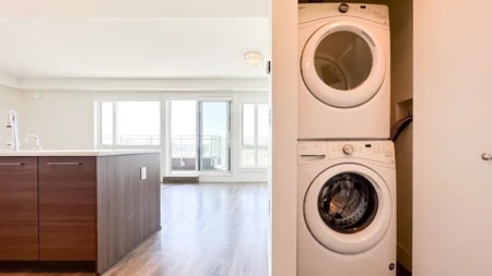 Powder Room Photo of 711 8580 River District Crossing, Vancouver, BC