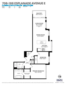 Staircase Photo of 708 188 E Esplanade, North Vancouver, BC