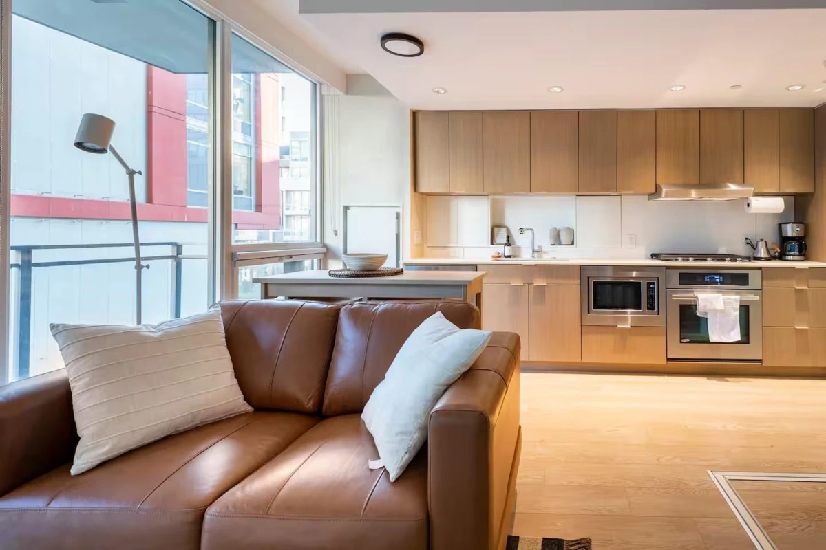 Living Room Photo of 303 111 E 1st Avenue, Vancouver, BC