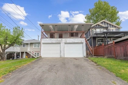 Aerial View of 586 E 59th Avenue, Vancouver, BC