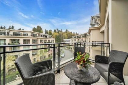 Outdoor Deck Photo of 403 568 Waters Edge Crescent, West Vancouver, BC
